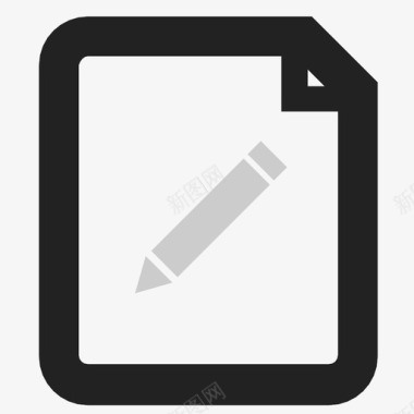文件编辑文件铅笔图标图标