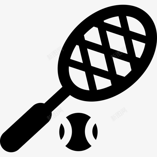 网球拍网球体育图标svg_新图网 https://ixintu.com 体育 网球 网球拍 酒店