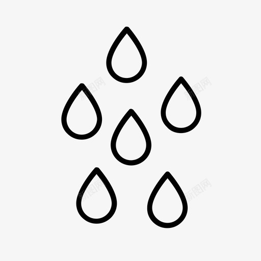 水滴漏水水管工图标svg_新图网 https://ixintu.com 水滴 水管工 漏水 雨水