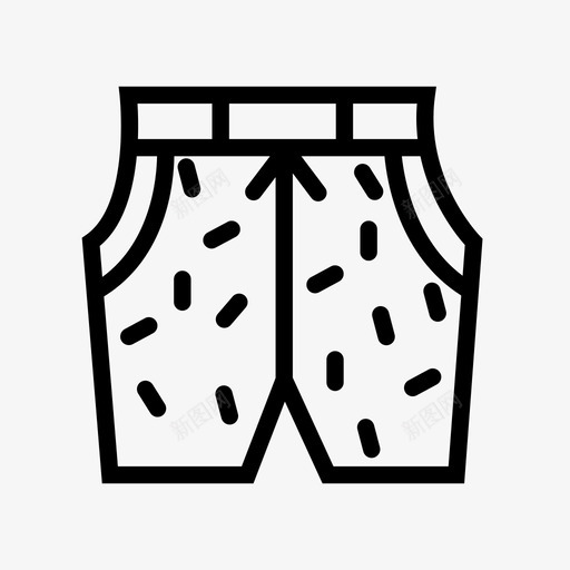 采购产品短裤时尚裤子图标svg_新图网 https://ixintu.com 时尚 衣服配件 裤子 采购产品短裤