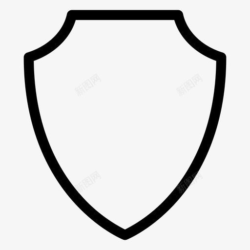 盾牌防御保护图标svg_新图网 https://ixintu.com 保护 功能 安保 安全 盾牌 防御