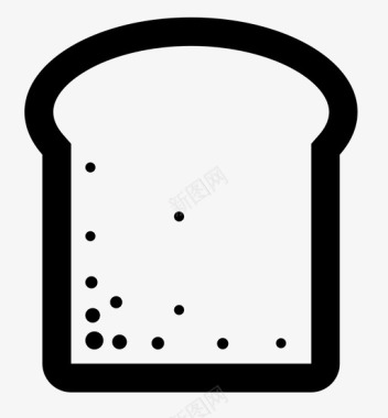 吐司面包早餐吐司图标图标