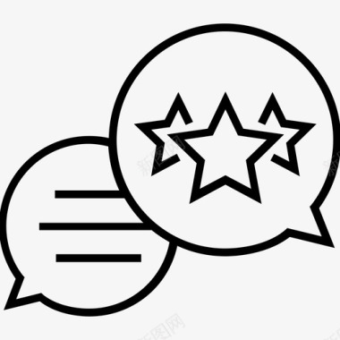 客户评论聊天客户体验图标图标