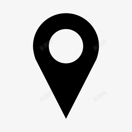 位置地图针用户界面图标svg_新图网 https://ixintu.com 位置 地图针 用户界面