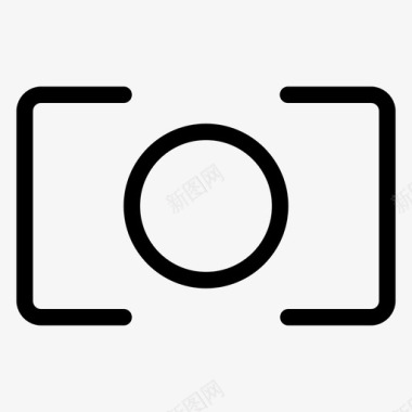 取景器照相机摄影图标图标