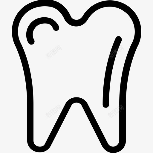 牙齿牙医人牙图标svg_新图网 https://ixintu.com 人牙 医疗线图标 口腔科 牙医 牙齿 磨牙