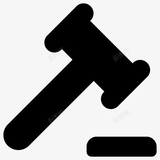 拍卖木槌锤子图标svg_新图网 https://ixintu.com 司法 拍卖 木槌 法律 电子商务网上购物 锤子