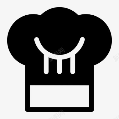 厨师帽图标图标
