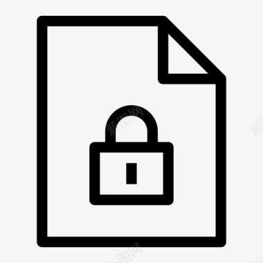 安全文件数据安全加密文件图标图标