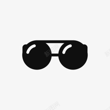 眼镜防晒霜太阳眼镜图标图标