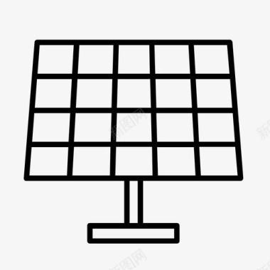 太阳能板环保绿色能源图标图标
