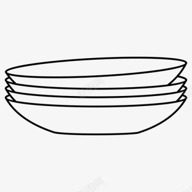 盘子洗碗机餐具图标图标