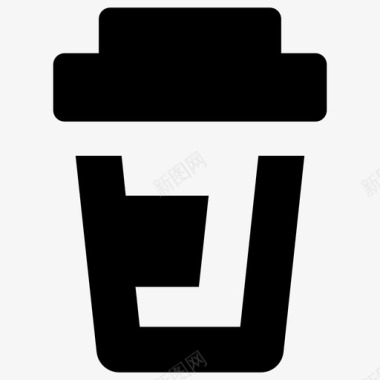 咖啡简单的图标图标