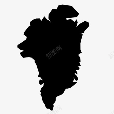 格陵兰国家岛屿图标图标