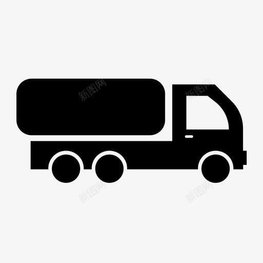 卡车油罐车水车图标svg_新图网 https://ixintu.com 卡车 卡车和车辆 水车 油罐车