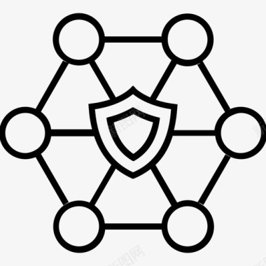 网络保护网络安全网页保护图标图标