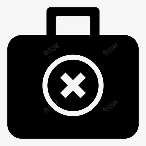 行李被拒机场图标svg_新图网 https://ixintu.com 机场 行李被拒