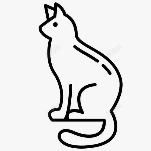 猫动物家图标svg_新图网 https://ixintu.com 动物 宠物 家 猫 猫收藏