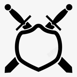 童话ICON战士骑士保护图标高清图片