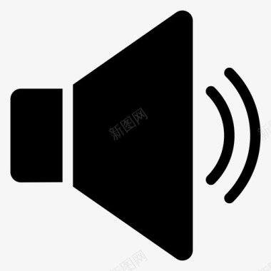 扬声器音频dj图标图标