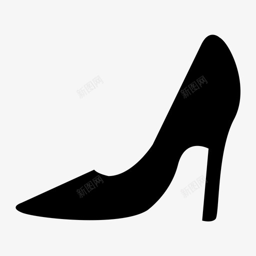 高跟鞋svg_新图网 https://ixintu.com 高跟鞋 high-heeled-shoes