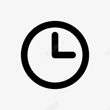 时钟时间用户界面图标图标