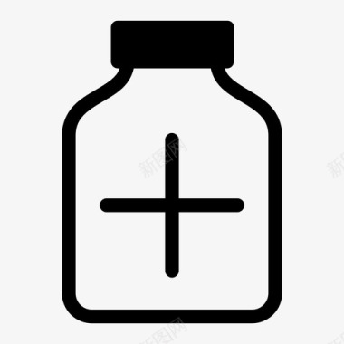 药瓶胶囊糖浆图标图标