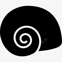 谢尔蜗牛食物美食图标高清图片
