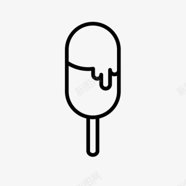 冰棒冰淇淋棒糖果图标图标