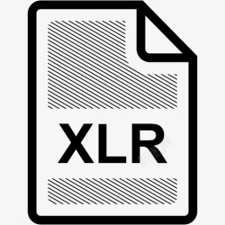 XLR卡侬卡侬卡侬文件扩展名格式图标高清图片