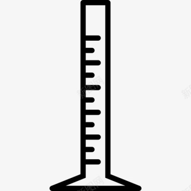 量筒化学玻璃器皿图标图标