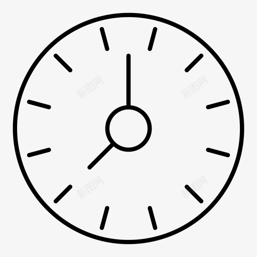 时钟速度表时间图标svg_新图网 https://ixintu.com 手表 时钟 时间 速度表