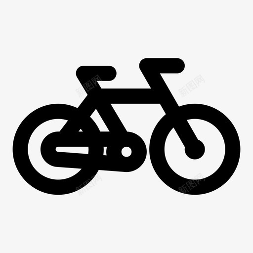 自行车骑行轮子图标svg_新图网 https://ixintu.com 交通工具 自行车 轮子 骑行