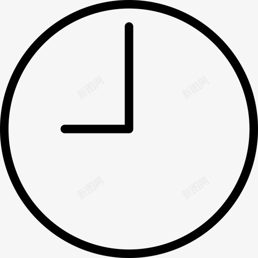 时钟干净9图标svg_新图网 https://ixintu.com 9 干净 手表 时钟 时间