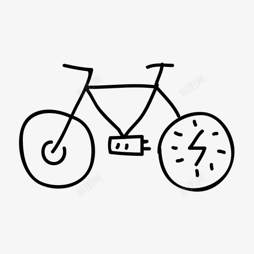 电动accu自行车图标svg_新图网 https://ixintu.com accu 电动 自行车 酒店