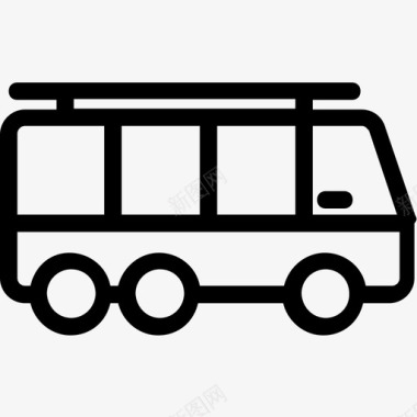 巴士汽车巴士长途汽车图标图标