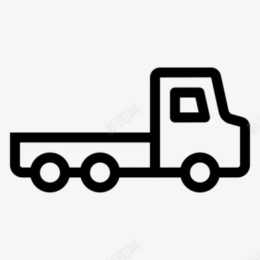 拖车汽车送货图标图标