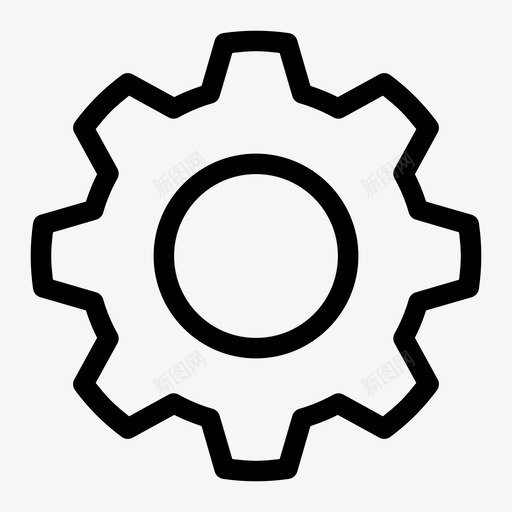 设置齿轮配置图标svg_新图网 https://ixintu.com 基本用户界面 设置 设置轮 设置齿轮 配置 齿轮