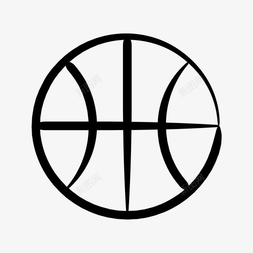 运动球篮球图标svg_新图网 https://ixintu.com 地球仪 手绘 球 篮球 运动