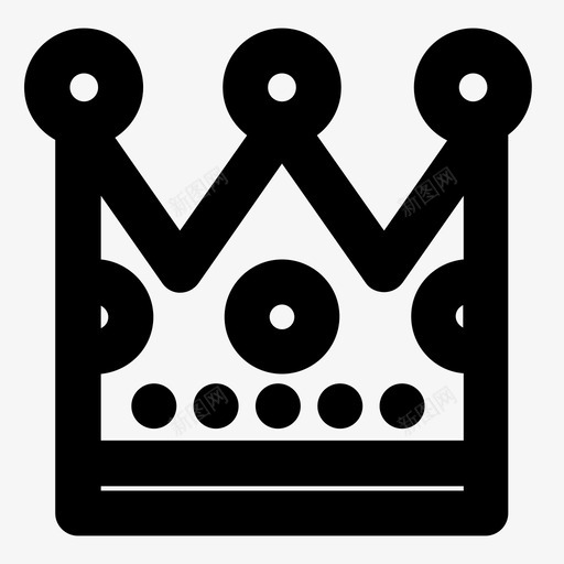 皇冠国王王后图标svg_新图网 https://ixintu.com 国王 王后 皇冠 皇室