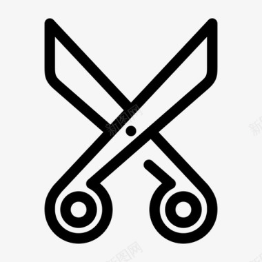剪刀切割器工具图标图标