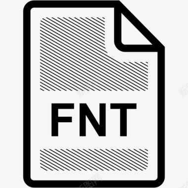 fnt文件扩展名格式图标图标