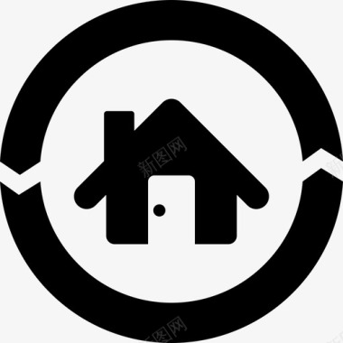 更新房屋住宅物业图标图标