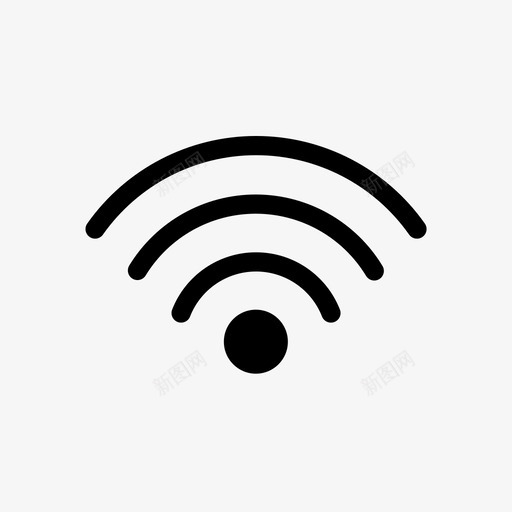 wifi手机电话图标svg_新图网 https://ixintu.com wifi 信号 基本轮廓 手机 接收 电话