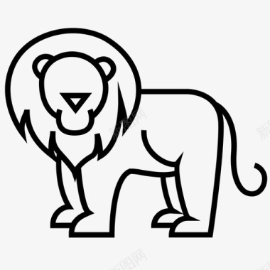 狮子猫国王图标图标