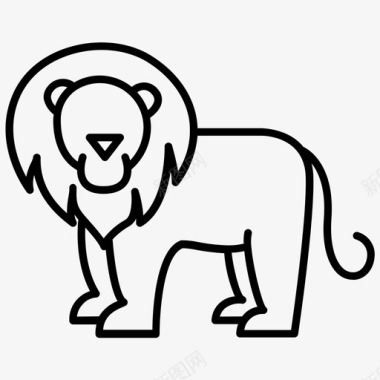 狮子猫国王图标图标