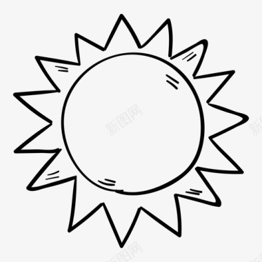 太阳夏天图标图标