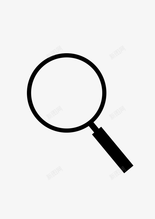 放大镜侦探看图标svg_新图网 https://ixintu.com 侦探 找 放大镜 看
