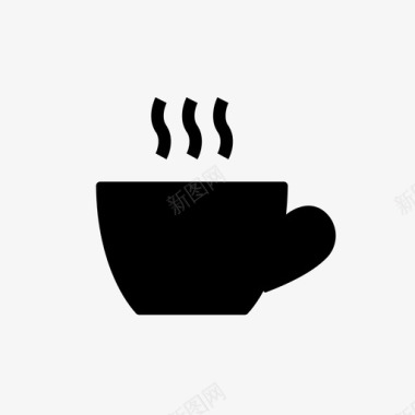 咖啡饮料热咖啡图标图标