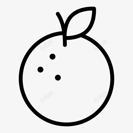橘子柑橘水果图标svg_新图网 https://ixintu.com 柑橘 橘子 水果 葡萄柚 酸橙 食物烹饪